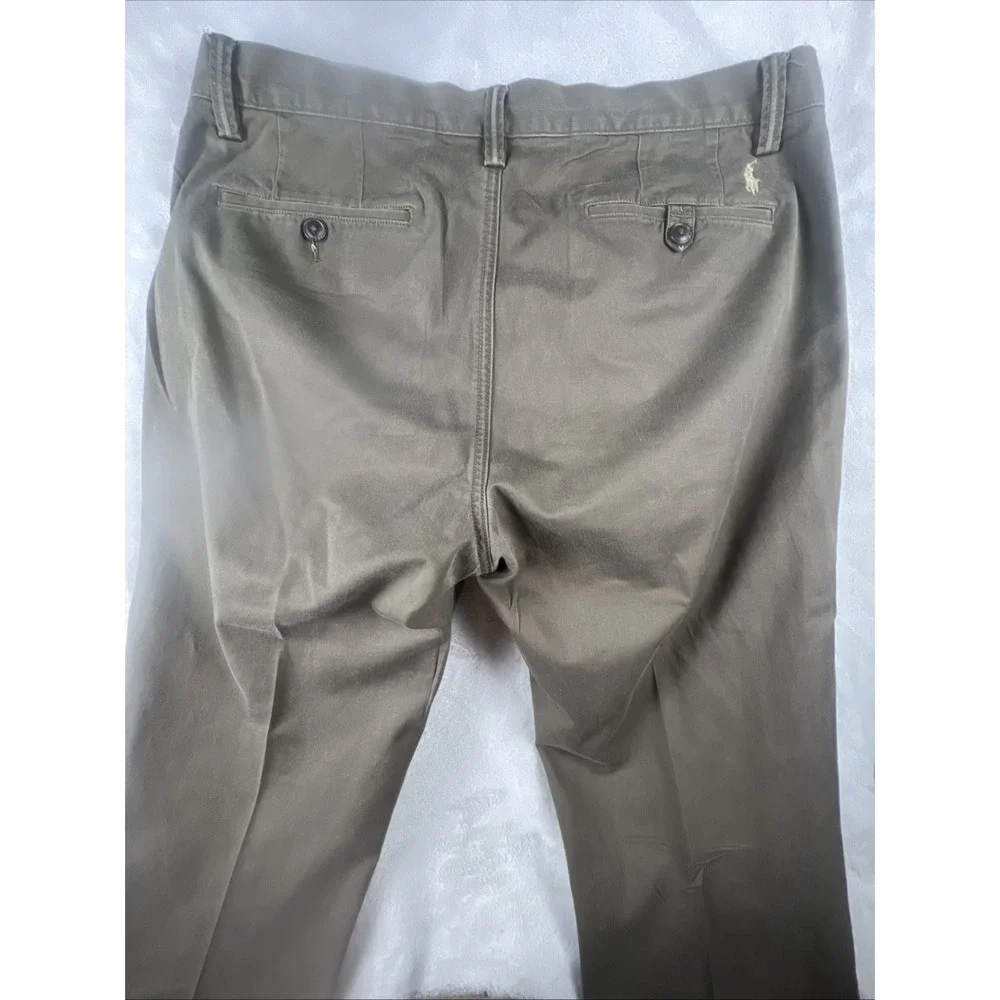 Polo Ralph Lauren The Polo Chino Classic Cotton Twill Kaki Pants Size W34 L30